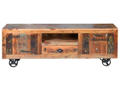 Designový TV stolek Carmela 160 cm vintage
