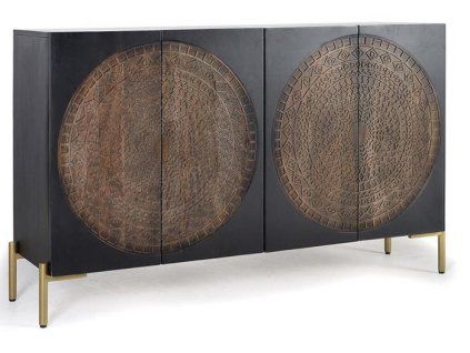 Designová skříňka Paris 145 cm z masivu