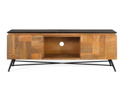 Stylový masivní TV stolek Tule 150 cm mango