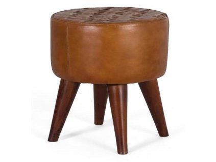 Designová kulatá taburetka Mallory 42 cm