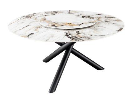 Designový jídelní stůl s keramickou deskou