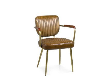 Stylové kožené křeslo Cambri 82 cm