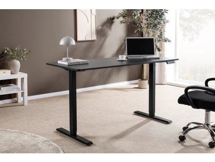 Moderní výškově nastavitelný stůl Office antracit.