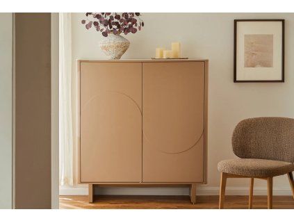 Moderní skříňka Salon Natural 130 cm 3D kámen