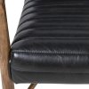 Designové křeslo hnědé dřevo