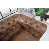 Stylová Chesterfield pohovka 205 cm vintage