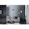 Moderní stojací lampa Big Bow II 170-210cm chrom