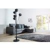 Designová stojací lampa Magma 170cm černo/zlatá