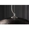 Moderní závěsná lampa Glow 70cm černo zlatá