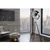 Industriální stojací lampa Big Studio 160cm černá/stříbrná