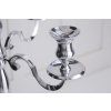 Svícen 5 ramen 120cm stříbrná