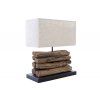 Designová stolní lampa Perifere 40cm béžová