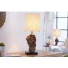 Designová stlolní lampa z masivního dřeva