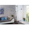 Moderní stojací lampa Five Lights 200cm chrom