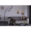 Moderní stojací lampa Five Lights 205cm černo/zlatá