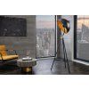Industriální stojací lampa Big Studio 160cm černá/zlatá