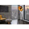 Industriální stojací lampa Big Studio 160cm černá/zlatá