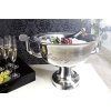 Luxusní dekorační nádoba Champagne 40cm stříbrná
