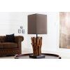 Designová stolní lampa Euphoria 45cm hnědá