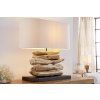 Moderní stolní lampa Riverine 55cm přírodní