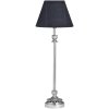 Luxusní niklová lampa s tweedovým stínidlem Fountains 