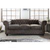 Luxusní sedačka Chesterfield 3 taupe 205cm
