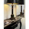 Barokní vintage konzolový stolek BELLE NOIR 175cm černý