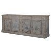 Masivní vintage příborník HERITAGE 235cm silná patina