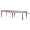 Rustikální jídelní stůl Rustic rozložený na délku 319cm