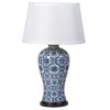 Luxusní keramická lampa China Floral 73cm