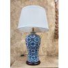 Luxusní keramická lampa China Floral 73cm