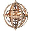 Luxusní kovový lustr Globe 78cm s krystaly