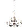 Dřevěný rustikální lustr Encrypto 112cm