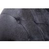 Luxusní křeslo Ušák Chesterfield antické šedé