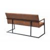 Stylová retro lavice Imperial 160cm hnědá
