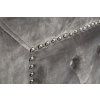 Stylová postel Extravagancia 180x200cm čalouněná-sametově stříbrná