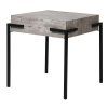 Odkládací stolek Concrete Look 44 cm čtvercový betonový vzhled