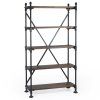 Luxusní industriální knihovna Percipo 180 cm