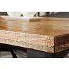 Luxusní industriální jídelní stůl Aero Mango II 160cm z masivu