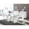 Designový moderní jídelní stůl Twito 180x90cm se skleněnou deskou