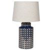 Luxusní keramická stolní lampa Chess 55cm