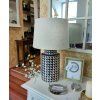Luxusní keramická stolní lampa Chess 55cm