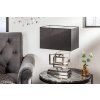 Designová stolní lampa Viena 56cm stříbrná