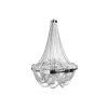 Luxusní řetízkový lustr Glaure II 70cm stříbrná