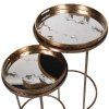 Art-Deco set příručních stolků Marble Mirror 