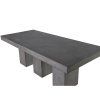 Moderní jídelní stůl Concrete Tri 220x100cm betonový