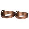 Stylová sada dvou industriálních podnosů Copper Tray