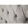Stylová postel Extravagancia 160x200cm čalouněná-sametově stříbrná