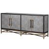 Luxusní Art-Deco příborník Caitlin 193cm shagreen