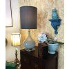 Elegantní stolní lampa z šedého skla Greyhill 87cm